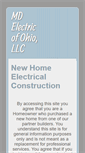 Mobile Screenshot of mdelectricohio.com
