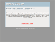 Tablet Screenshot of mdelectricohio.com